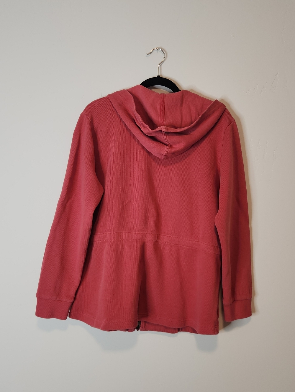 Pendleton 100% Cotton Tie Waist Hooded Sweater Double Zip Size XL - Picture 3 of 8
